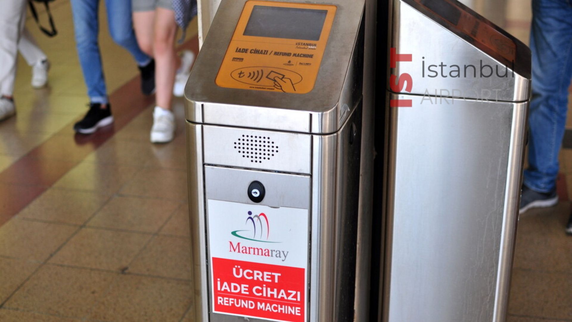 istanbul-airport-metro-refund-machine Istanbul Airport metro Refund machine