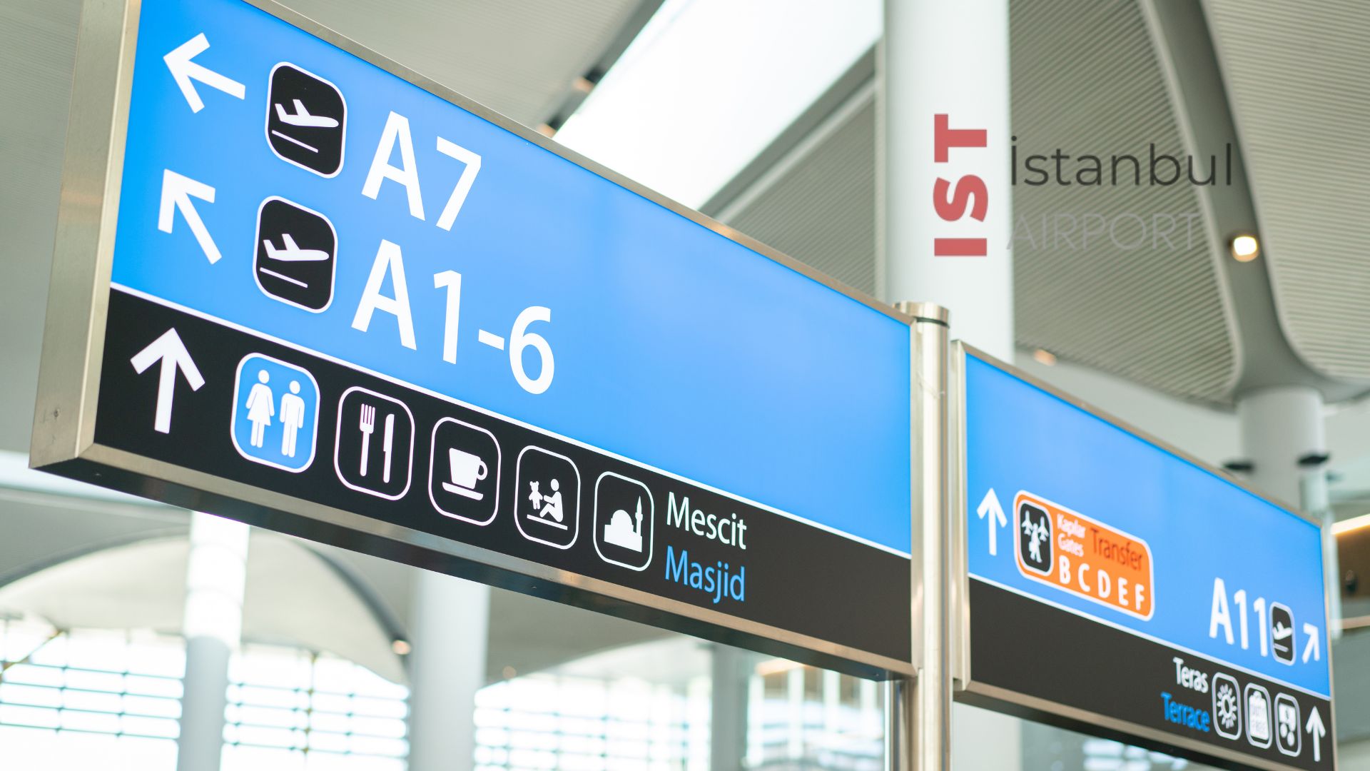 istanbul-airport istanbul airport gate signs