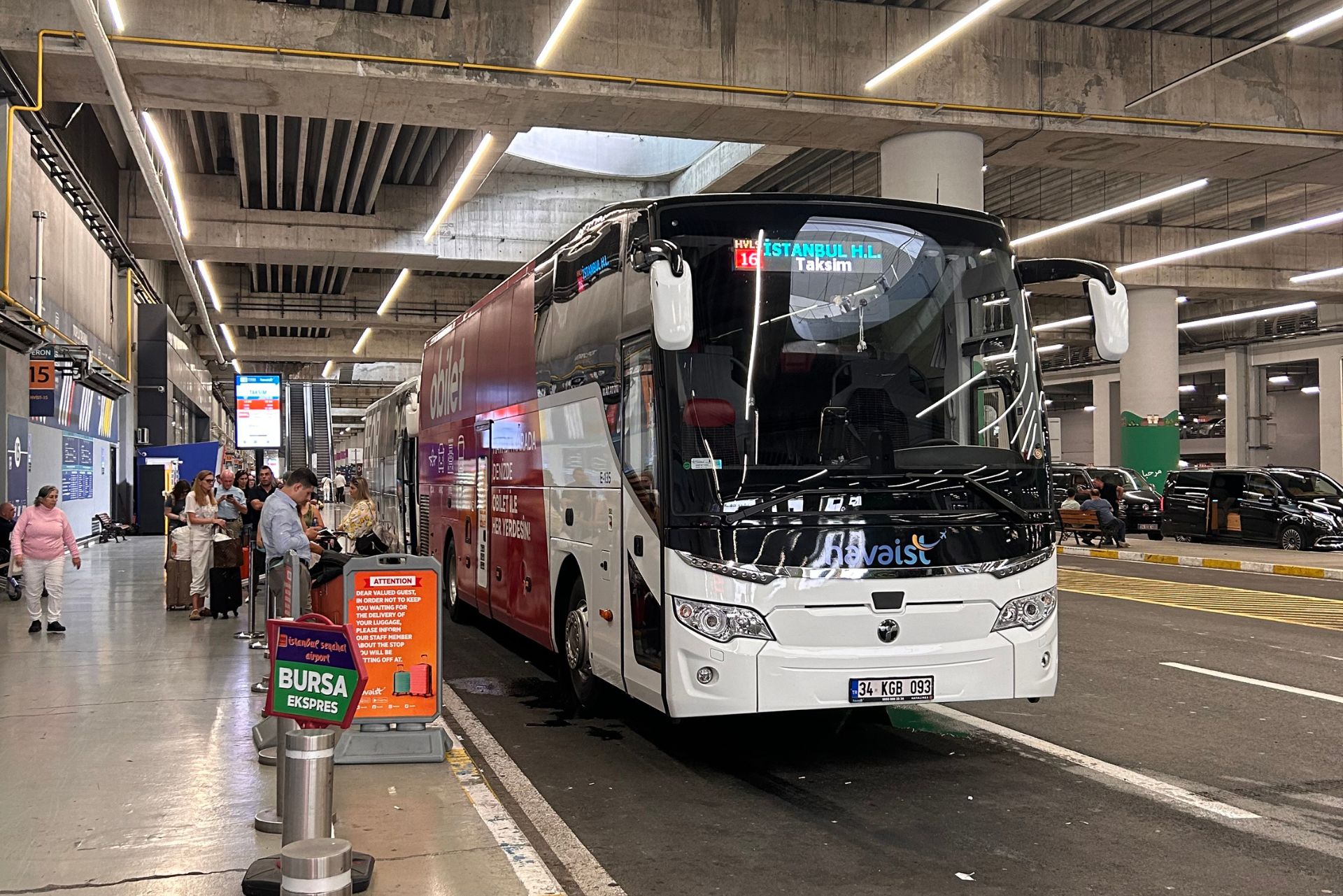 Havaist Bus to Taksim